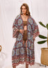 Women's Chic Plus Size Havenah Boho Kimono Dress